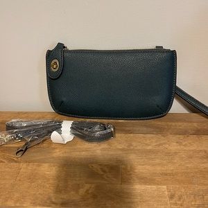 Teal wristlet/clutch